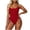 #0126-Red, variant on One Piece Swimsuits for Women Square Neck Sleeveless Bodysuit Side Drawstring Ruched Detail Summer Beach Pool Swimwear Outfits