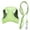 Green, variant on Deago Dog Harness and Leash Set, No Pull Soft Mesh Pet Harness, Reflective Adjustable Puppy Vest for Small Dogs, Cats (Green, XS)