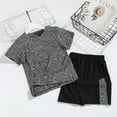 Big Boys' Outfits Sports Short Sleeve T Shirt Tops With Shorts Summer