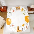 thumbnail image 5 of Castle Fairy Kawaii Giraffe Queen Sheet Sets,Cartoon Woodland Animal Bed Set, 5 of 7