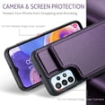 thumbnail image 2 of Feishell for Samsung Galaxy A53 5G Case with Card Holder, Wallet Case for Women Men with RFID Blocking, Durable PU Leather Kickstand Magnetic Clasp Shockproof Phone Case,Purple, 2 of 9