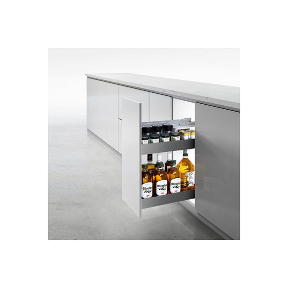 HIGOLD Panier Universel pour Bac Coulissant pour Armoire Étroite de 200MM