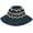 Blue, variant on Men Bucket Hat Wide Brim Ethnic Style Knitted Hats Retro Outing Jacquard Weave Warmth Hand-Woven Fisherman Hat