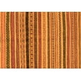thumbnail image 1 of Ahgly Company Indoor Rectangle Oriental Orange Modern Area Rugs, 5' x 7', 1 of 4