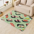 thumbnail image 2 of Washable Rugs 3x4 Sushi Rug & Home Decor - Front Door Mat Indoor Entrance, Japanese Rugs for Entryway, Non Slip Soft Small Area Rug, Japan Style Carpet & Room Decorations X-&508, 2 of 7