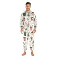 thumbnail image 3 of FORMRS Onesies Pajama for Adults Unisex Hoodie Winter Jumpsuit One Piece Sleepwear, Sizes S-2XL, Christmas Cups, 3 of 7