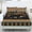 Tribal Aztec Black Bear, variant on ZIATUBLES 3 Pcs Twin Size Sheet Set, Soft Comfort Bedding Sets with 1 Fitted Sheet and 2 Pillowcases, Cooling Cozy All-Season Bed Sheets, Black Yellow Marble Printed