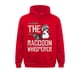 thumbnail image 5 of Sudadera con capucha de manga larga divertida de mapache, regalo de mapache encantador, ropa deportiva especial para mujer, 5 of 5
