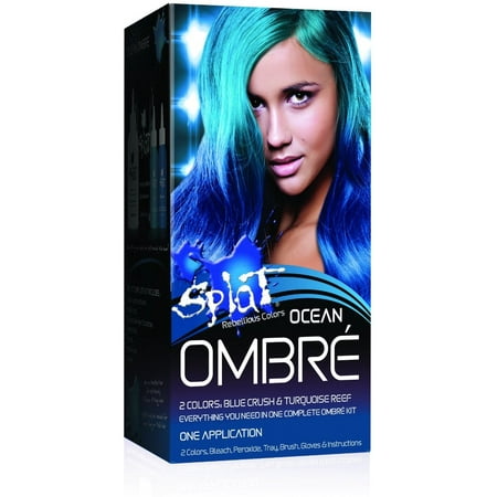 Splat 30 Wash Semi-Permanent Hair Dye Kit Ombre Ocean