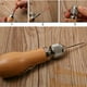thumbnail image 3 of Costura de cuero Kit de herramientas de costura de cuero profesional, herramientas de costura, agujas, hilo encerado, reparación de bricolaje de cuero, 3 of 7