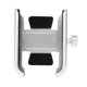 thumbnail image 2 of Soporte para teléfono Soporte para teléfono de motocicleta Aleación de aluminio Soporte giratorio para teléfono móvil, Plata, Manillar, Recargable Advancent EL001665-05B, 2 of 2