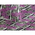 thumbnail image 3 of Ambesonne Skull Quilted Bedspread Set 3 Pcs, Sepia Skeleton Roses Heads, Twin, Fuchsia Purple and Black, 3 of 4