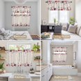 thumbnail image 6 of Red Blue Star 4th of July Kitchen Curtains Sets for Windows 24 Inch Length, Independence Day Fireworks Rustic Rod Pocket Window Treatments Tier Curtains and Valances Set for Bedroom/Bathroom, 6 of 8
