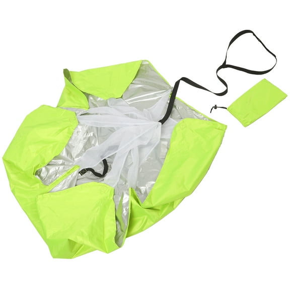 HOMEMAXS Green Football Training Parachute Set for Running Adults with Adjustable Resistance and Visibility