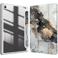 thumbnail image 5 of Fintie Hybrid Slim Case for Samsung Galaxy Tab S6 Lite 10.4 Inch 2024/2022/2020 with S Pen Holder, Shockproof Cover with Clear Transparent Back Shell, Auto Wake/Sleep, Marble, 5 of 9