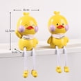 thumbnail image 2 of Coofit 2PCS Resin Ornament Creative Lovely Long Leg Tabletop Ornament Desk Decoration, 2 of 9