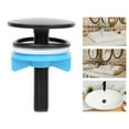 thumbnail image 6 of TISHITA Kitchen Sink Hole Covers Blanking Caps Leakage Portable Faucet Hole Cover Metal for Kitchen Hotel Restroom Counter Home black, 6 of 8