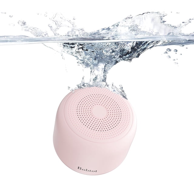 Altavoz Portátil Bluetooth, Altavoz Inalámbrico Impermeable IPX5 con Bluetooth 5.0, 20 H de Reproducción, Mini Altavoz con Micrófono Integrado para Exterior/fiesta/playa/viaje/regalos, Rosa