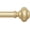 Gold, variant on 2 Pack Wood Curtain Rods for Windows 30 to 56 Inch, Boho Vintage Decorative 1 Inch Diameter Wooden Curtain Rod, Adjustable Heavy Duty Rustic Farmhouse Drapery Pole with Wood Grain Finials