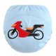 thumbnail image 4 of Pañal reutilizable de dibujos animados lindo para bebés Pantalones de entrenamiento para niños Novedad de pañales 80 (11KG) Hugo Pantalones de pañales de pañal, 4 of 5