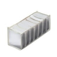 thumbnail image 2 of Honeycomb Compartment Underwear Drawer Organizer Set, Mesh Fabric Closet Dividers, Foldable Clothing Storage Bin for Bedroom Beige M, 2 of 4