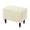 Beige, variant on Stretch Ottoman Cover Slipcover Rectangle,Jacquard Fabric Sofa Slipcovers Stool Cover Footstool Protector Covers,Thick Soft Removable-Beige-Ottoman