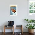 thumbnail image 3 of Art.com Lake Geneva, Wisconsin - Chris Craft Wooden Boat Art Print by Lantern Press, White Frame Wall Art, 21" x 29", 3 of 5