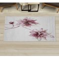 thumbnail image 1 of Watercolor Flower Decorative Rug, Flora Drawing Soft Spring Colors Retro Style Floral Art, Quality Carpet for Bedroom Dorm and Living Room, 6 Sizes, Dried Rose, by Ambesonne, 1 of 1