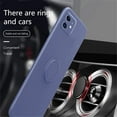 thumbnail image 2 of Kickstand Case Compatible with iPhone 12 Pro Max, Soft Silicone Protective Case Cover with 360°Rotatable Ring Holder (Navy, iPhone 12 Pro Max), 2 of 13