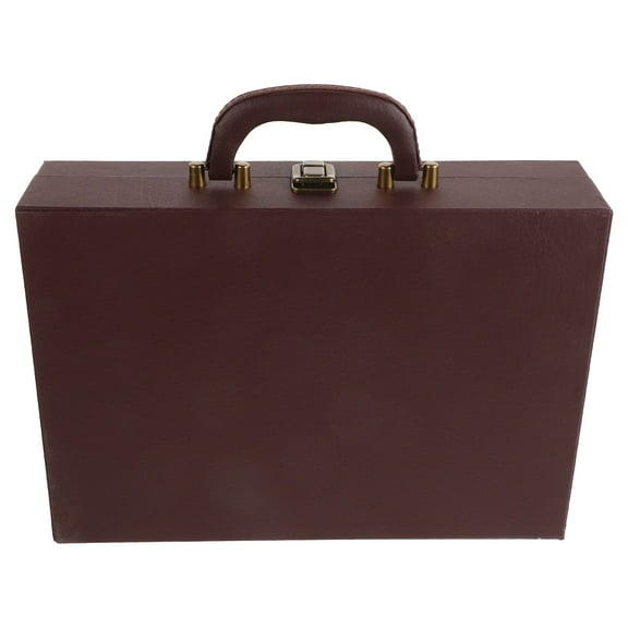 Hemoton Handheld Storage Holder Real Estate Storage Box Document Organizer Document Case