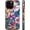 Vibrant Defined Blossoms, variant on for iPhone 13 Case & iPhone 14 Case, Luxury Sparkle Leopard Print Pattern Vintage Cheetah Design, Dual Layer Soft TPU Hard PC Bumper Case, Protective Phone Cover for Women Girls-Brown Leopard Print