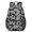 Paisley and Damask Black Pattern, variant on Paisley and Damask Purple Pattern 17" Waterproof Oxford School Backpacks for Teens, S-Shape Padded Straps, for School, Travel, Hiking, Camping