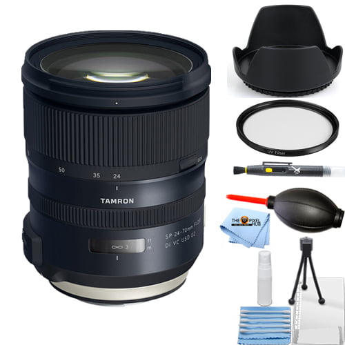 Tamron Sp 24 70mm F 2 8 Di Vc Usd G2 Lens For Canon Ef Starter Kit Walmart Com Walmart Com