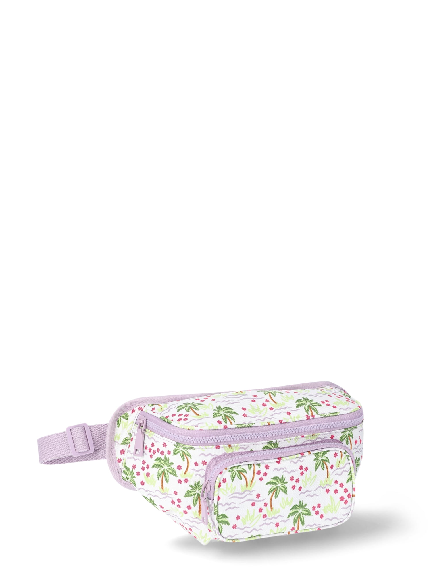No Boundaries Beach Cooler Fanny Pack, White Palm, Women’s