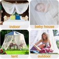thumbnail image 2 of Bed Mosquito Net, Indoor and Outdoor Canopy Mosquito Net for Single and Double Beds - White (190 x 210 x 240cm), 2 of 5
