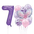 thumbnail image 1 of Set de globos Antwhale 7 mariposa morada para fiesta, 1 of 4