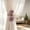 Dark Purple#326, variant on Handmade Faux Flower Jute Rope Curtain Tiebacks Boho No Drill Window Drape Holdbacks for Bedroom 15.75x3.15 in