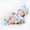 E, variant on Oefntac Savings Boy Toys 18cm Reborn Doll Simulation Pacifier Baby Bib Change Soft Rubber Toy Gift Compact and Easy to Store for Different Ages