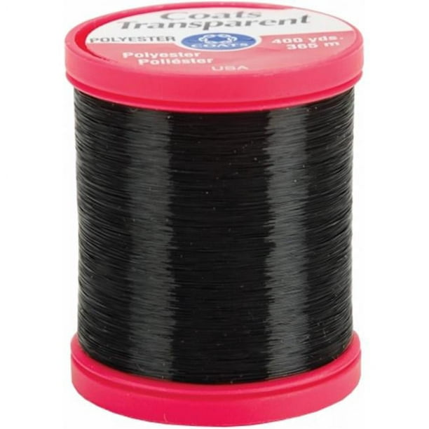 Coats Thread & Zippers and Transparent Polyester, 400 Yard, Clear