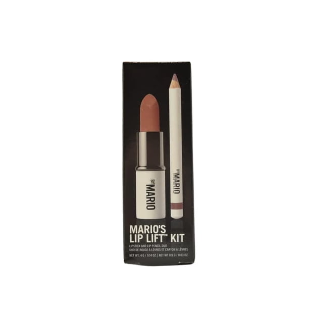 Maquillaje de Mario Mario's Lip Lift Kit - Pink Nude: lápiz labial Ultra Suede en Sam y lápiz labial Sculpting Lip en Hugh
