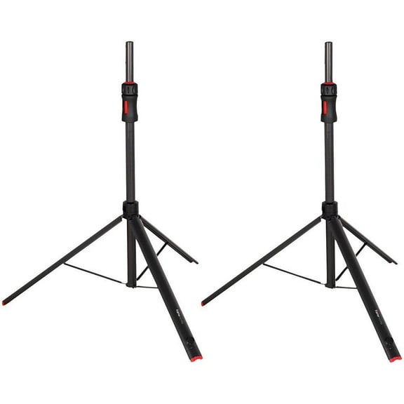 Gator GFW-ID-SPKRSET Set of (2) Frameworks ID Series Adjustable Speaker Stands with Piston Driven Lift Assistance