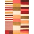 thumbnail image 1 of Ahgly Company Indoor Rectangle Patchwork Orange Transitional Area Rugs, 7' x 10', 1 of 1