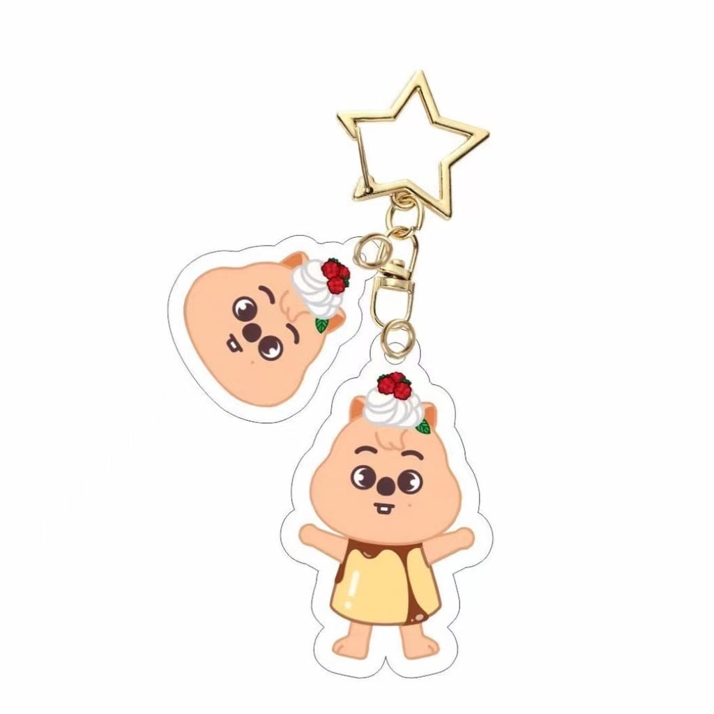 KPOP Stray Kids Nueva Canción < Scars > Llavero SKZOO De Dibujos Animados Bolsa Colgante Mochila