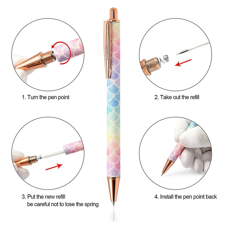 2 Pcs Glitter Weeding Pen Fine Point Pin Pen Weeding Tool for Vinyl Release  Pen for Easy Craft Vinyl Projects 