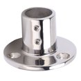 thumbnail image 4 of Hand Rail Round Base,  Rustproof High Hardness Reliable Sturdy  Hand Rail Fittings  For 25mm/1in Tube 90°, 4 of 8