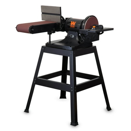 WEN 9-Amp 6 x 48-Inch Belt and 9-inch Disc Sander with Stand, 6508