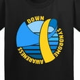 thumbnail image 4 of Inktastic Down Syndrome Awareness Retro Blue and Yellow Ribbon Youth T-Shirt, 4 of 5