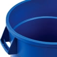 thumbnail image 6 of Global Industrial Plastic Trash Can - 32 Gallon Blue, 6 of 7