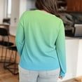 thumbnail image 4 of Valueadd Women's T-shirt Plus Size Neck T Shirts Women Long Sleeve Tops Casual Summer T shirts Loose Fit Tee, 4 of 6