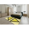 thumbnail image 4 of Ahgly Company Indoor Rectangle Patterned Dark Yellow Green Area Rugs, 2' x 5', 4 of 6